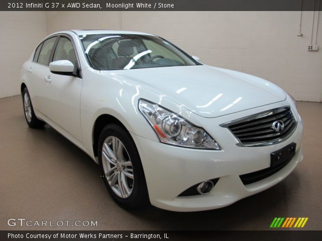 2012 Infiniti G 37 x AWD Sedan in Moonlight White