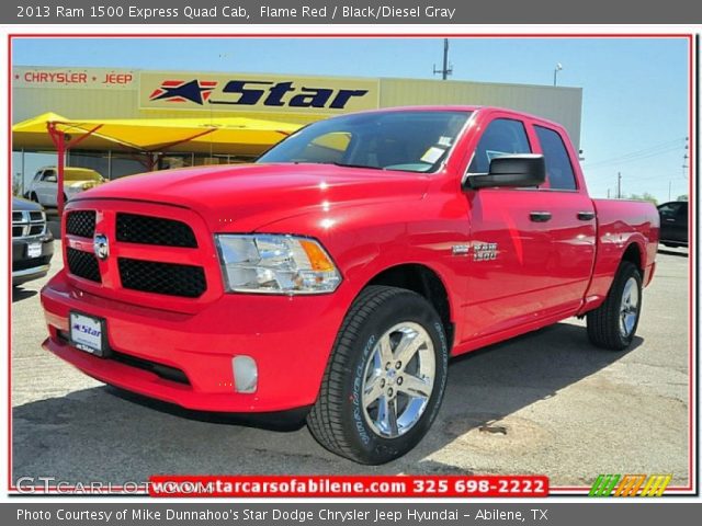 2013 Ram 1500 Express Quad Cab in Flame Red