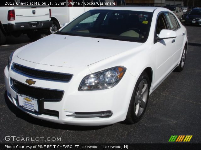 2012 Chevrolet Malibu LT in Summit White