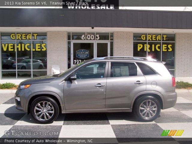 2013 Kia Sorento SX V6 in Titanium Silver