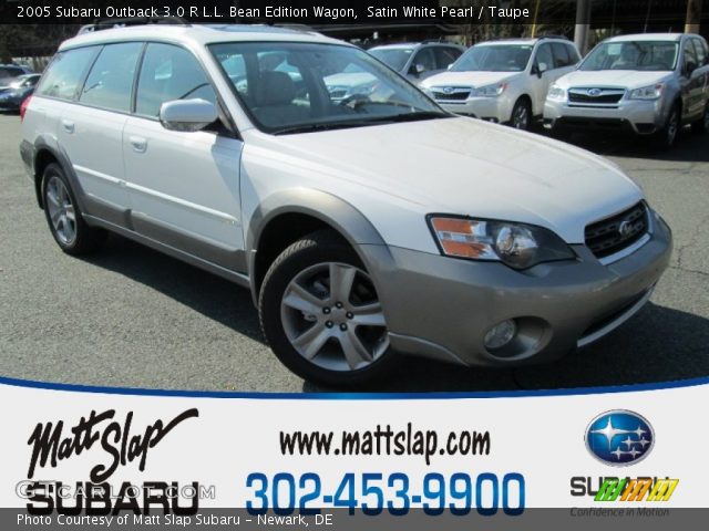 2005 Subaru Outback 3.0 R L.L. Bean Edition Wagon in Satin White Pearl