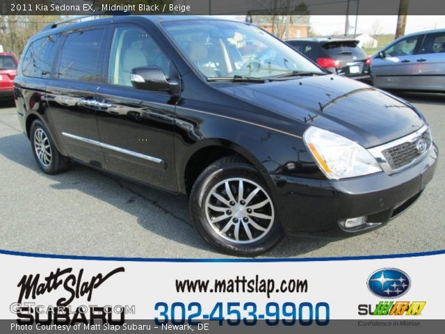 2011 Kia Sedona EX in Midnight Black