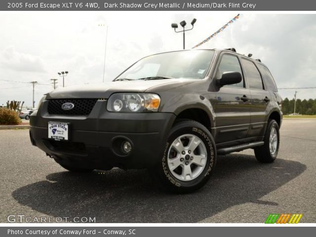 2005 Ford Escape XLT V6 4WD in Dark Shadow Grey Metallic