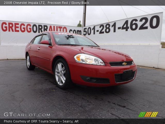 2008 Chevrolet Impala LTZ in Precision Red