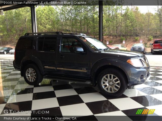 2008 Nissan Pathfinder LE V8 in Silverton Blue
