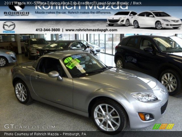 2011 Mazda MX-5 Miata Touring Hard Top Roadster in Liquid Silver Metallic