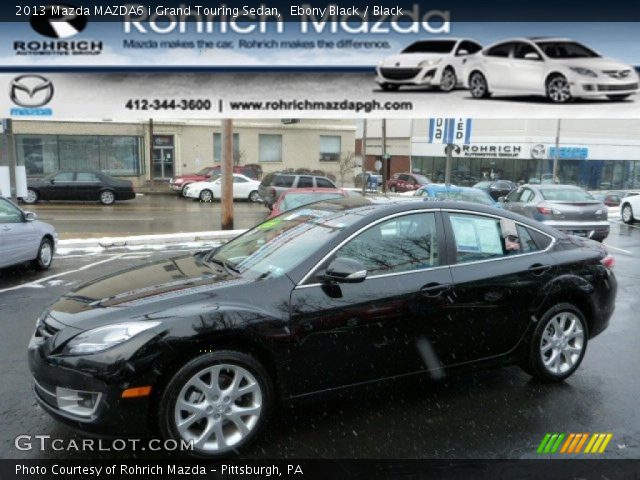 2013 Mazda MAZDA6 i Grand Touring Sedan in Ebony Black