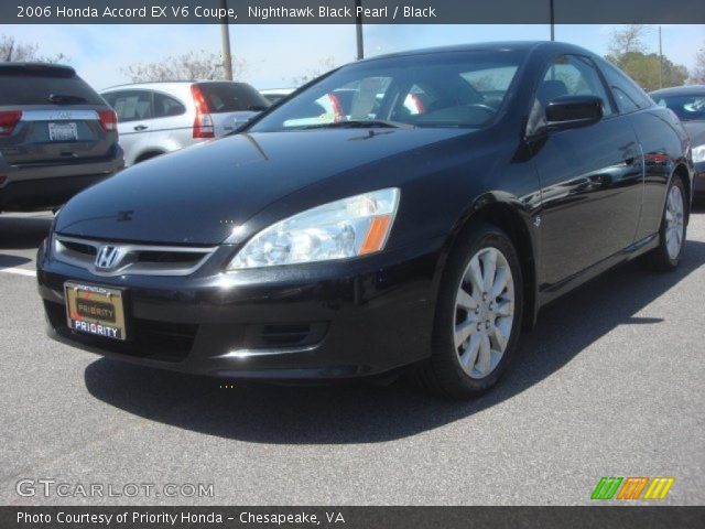 2006 Honda Accord EX V6 Coupe in Nighthawk Black Pearl