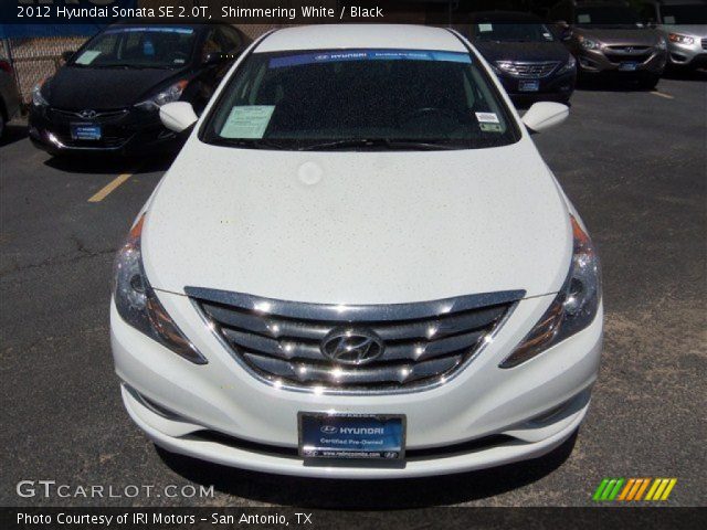 2012 Hyundai Sonata SE 2.0T in Shimmering White