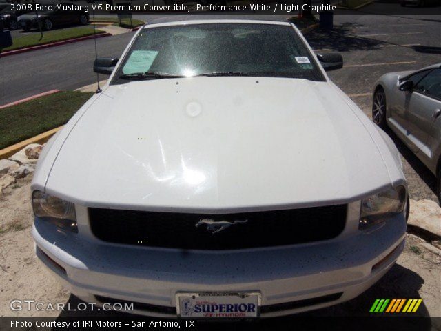 2008 Ford Mustang V6 Premium Convertible in Performance White