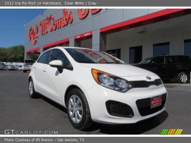 2012 Kia Rio Rio5 LX Hatchback in Clear White