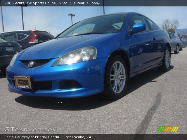 2006 Acura RSX Sports Coupe in Vivid Blue Pearl