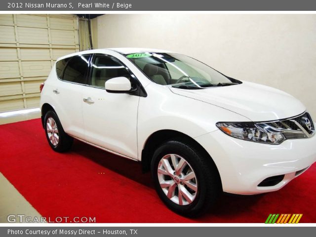 2012 Nissan Murano S in Pearl White