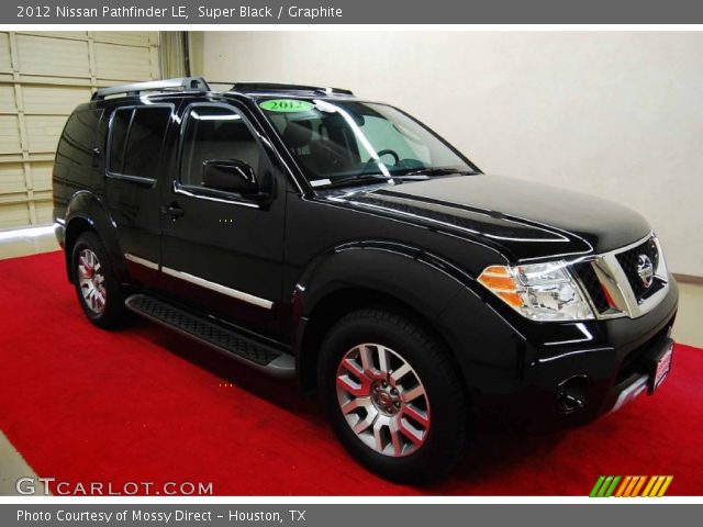 2012 Nissan Pathfinder LE in Super Black