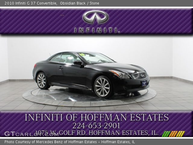 2010 Infiniti G 37 Convertible in Obsidian Black
