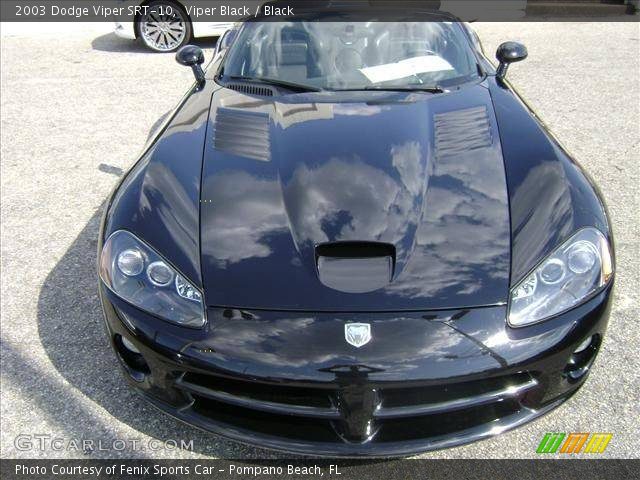 2003 Dodge Viper SRT-10 in Viper Black