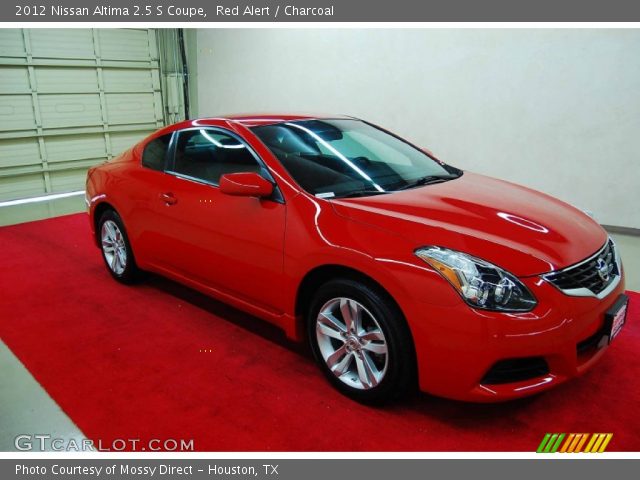2012 Nissan Altima 2.5 S Coupe in Red Alert