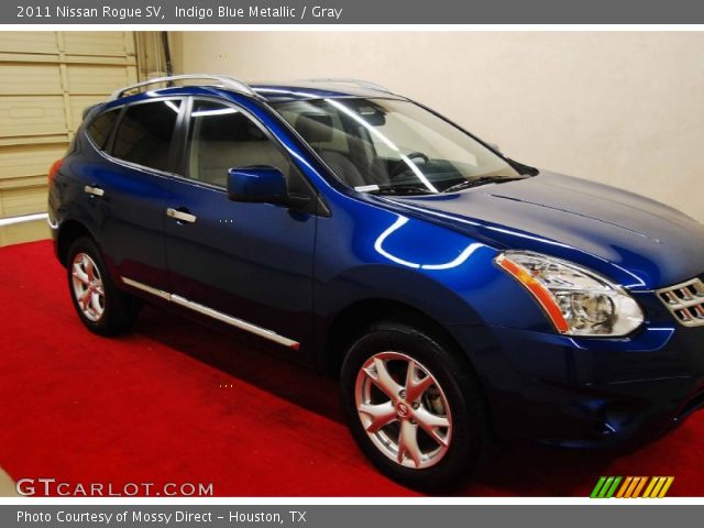 2011 Nissan Rogue SV in Indigo Blue Metallic