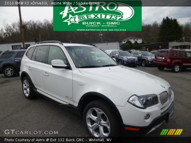 2010 BMW X3 xDrive30i in Alpine White