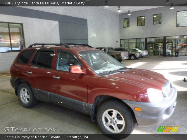 2002 Hyundai Santa Fe LX AWD in Merlot