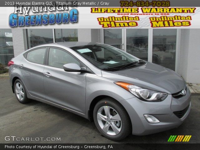 2013 Hyundai Elantra GLS in Titanium Gray Metallic