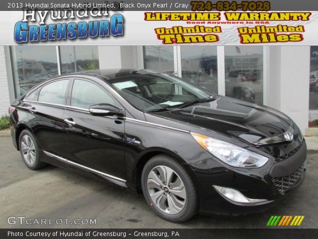 2013 Hyundai Sonata Hybrid Limited in Black Onyx Pearl