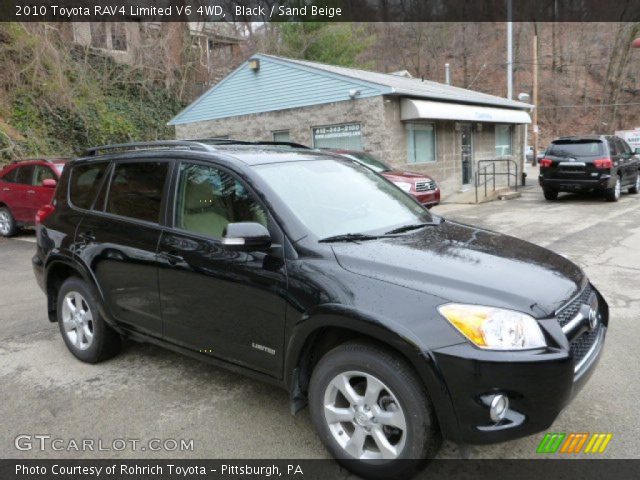 2010 Toyota RAV4 Limited V6 4WD in Black