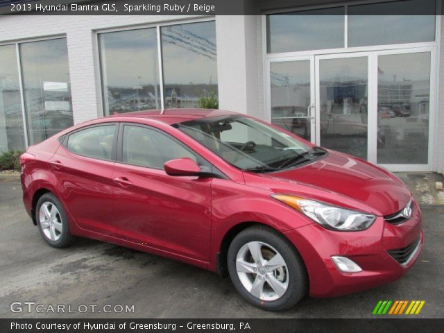 2013 Hyundai Elantra GLS in Sparkling Ruby