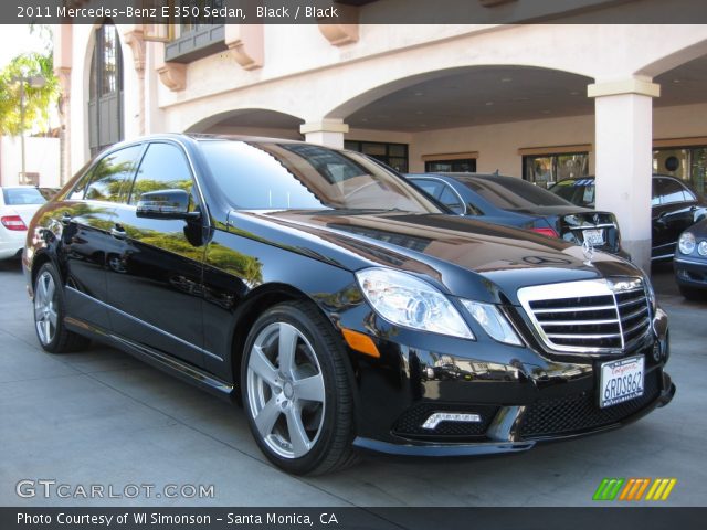 2011 Mercedes-Benz E 350 Sedan in Black