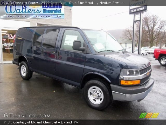 2013 Chevrolet Express 2500 Cargo Van in Dark Blue Metallic