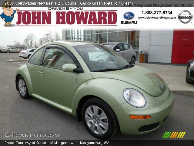 2009 Volkswagen New Beetle 2.5 Coupe in Gecko Green Metallic