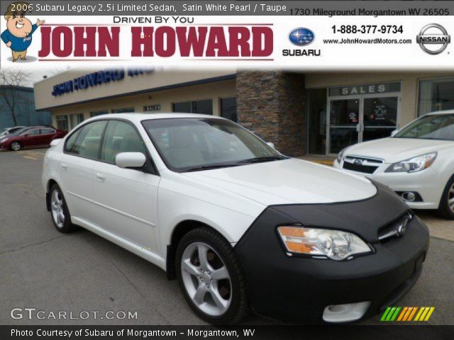 2006 Subaru Legacy 2.5i Limited Sedan in Satin White Pearl