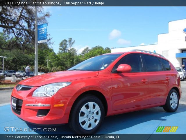 2011 Hyundai Elantra Touring SE in Chilipepper Red