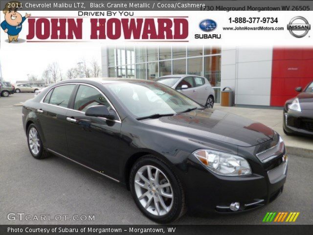 2011 Chevrolet Malibu LTZ in Black Granite Metallic