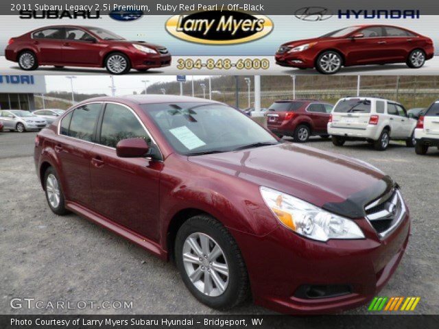 2011 Subaru Legacy 2.5i Premium in Ruby Red Pearl