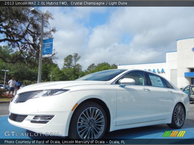 2013 Lincoln MKZ 2.0L Hybrid FWD in Crystal Champagne