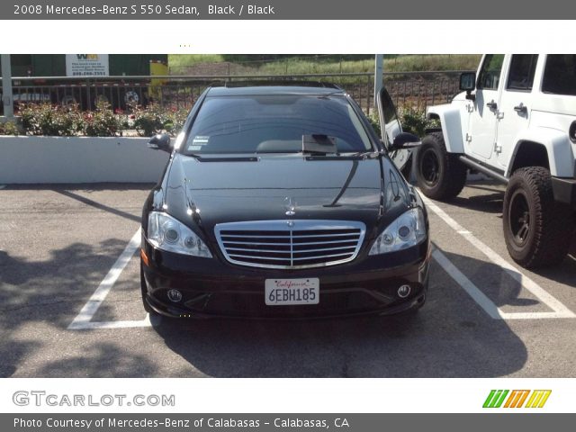 2008 Mercedes-Benz S 550 Sedan in Black