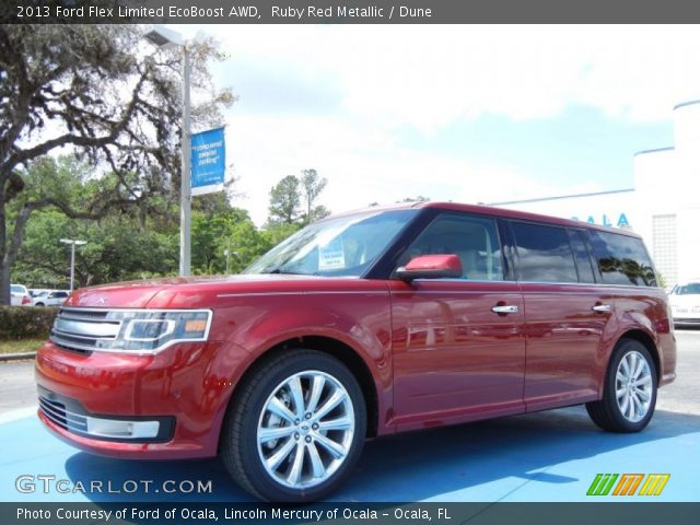 2013 Ford Flex Limited EcoBoost AWD in Ruby Red Metallic