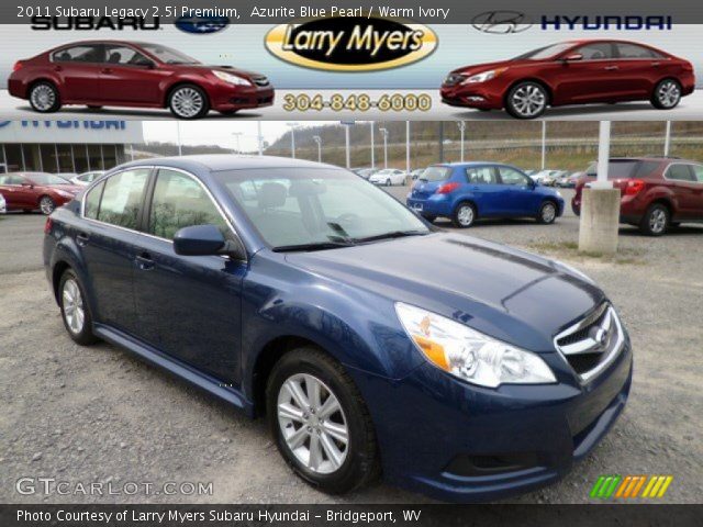 2011 Subaru Legacy 2.5i Premium in Azurite Blue Pearl