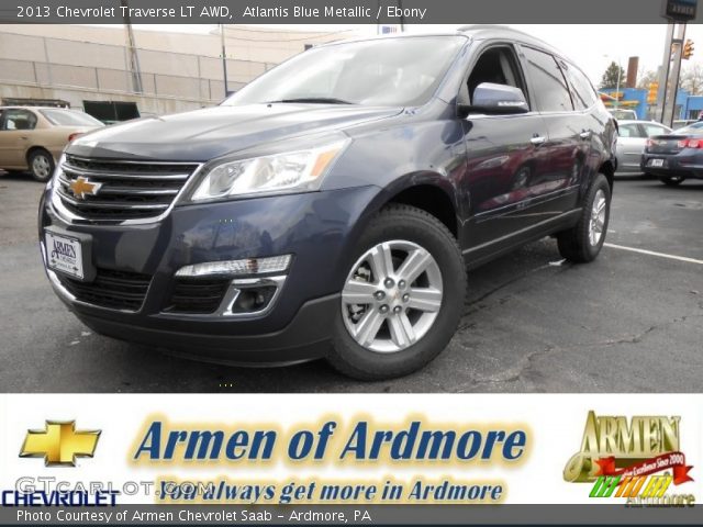 2013 Chevrolet Traverse LT AWD in Atlantis Blue Metallic