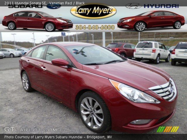 2011 Hyundai Sonata SE in Venetian Red