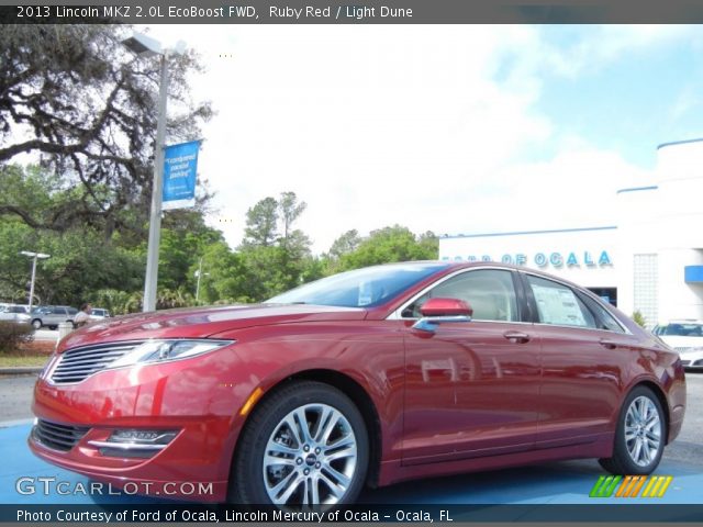 2013 Lincoln MKZ 2.0L EcoBoost FWD in Ruby Red