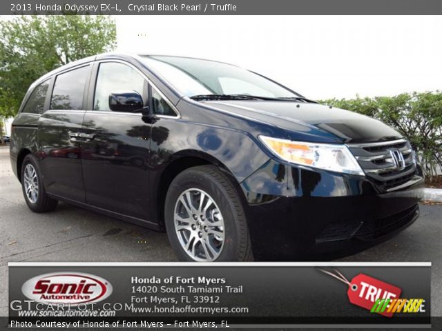 2013 Honda Odyssey EX-L in Crystal Black Pearl