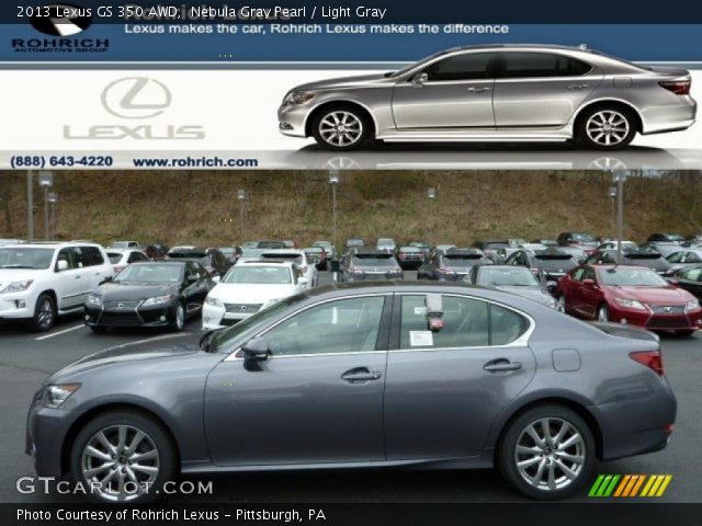 2013 Lexus GS 350 AWD in Nebula Gray Pearl