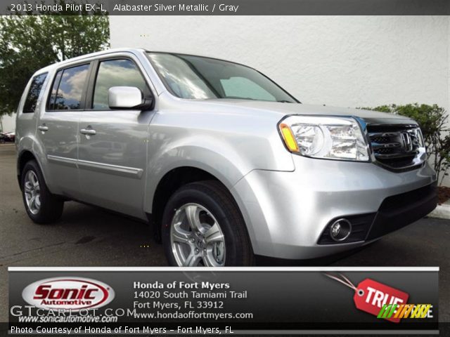 2013 Honda Pilot EX-L in Alabaster Silver Metallic