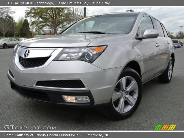 2010 Acura MDX Technology in Palladium Metallic
