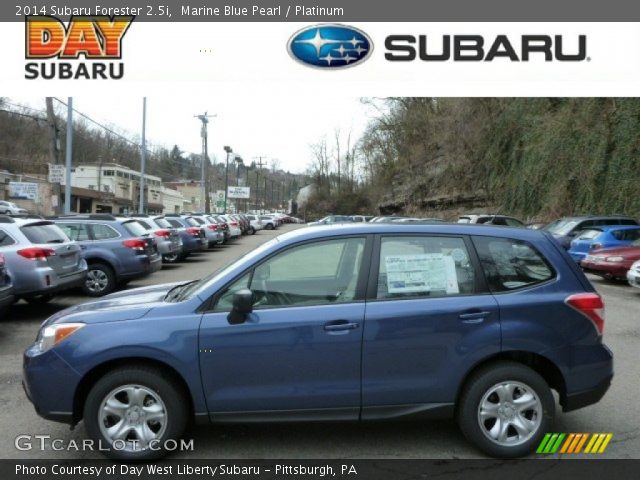 2014 Subaru Forester 2.5i in Marine Blue Pearl