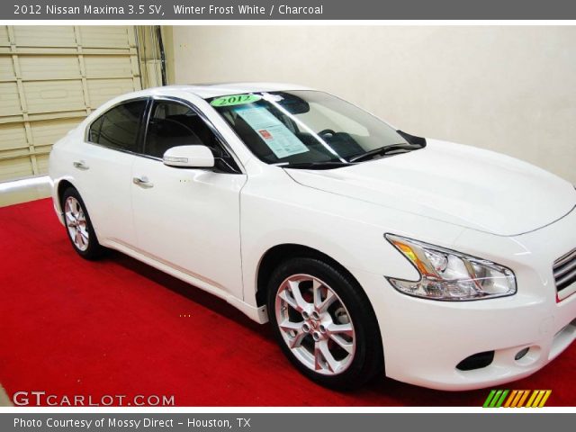 2012 Nissan Maxima 3.5 SV in Winter Frost White