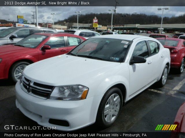 2013 Dodge Avenger SE in New Bright White