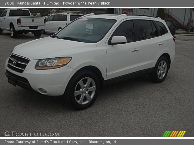 2008 Hyundai Santa Fe Limited in Powder White Pearl